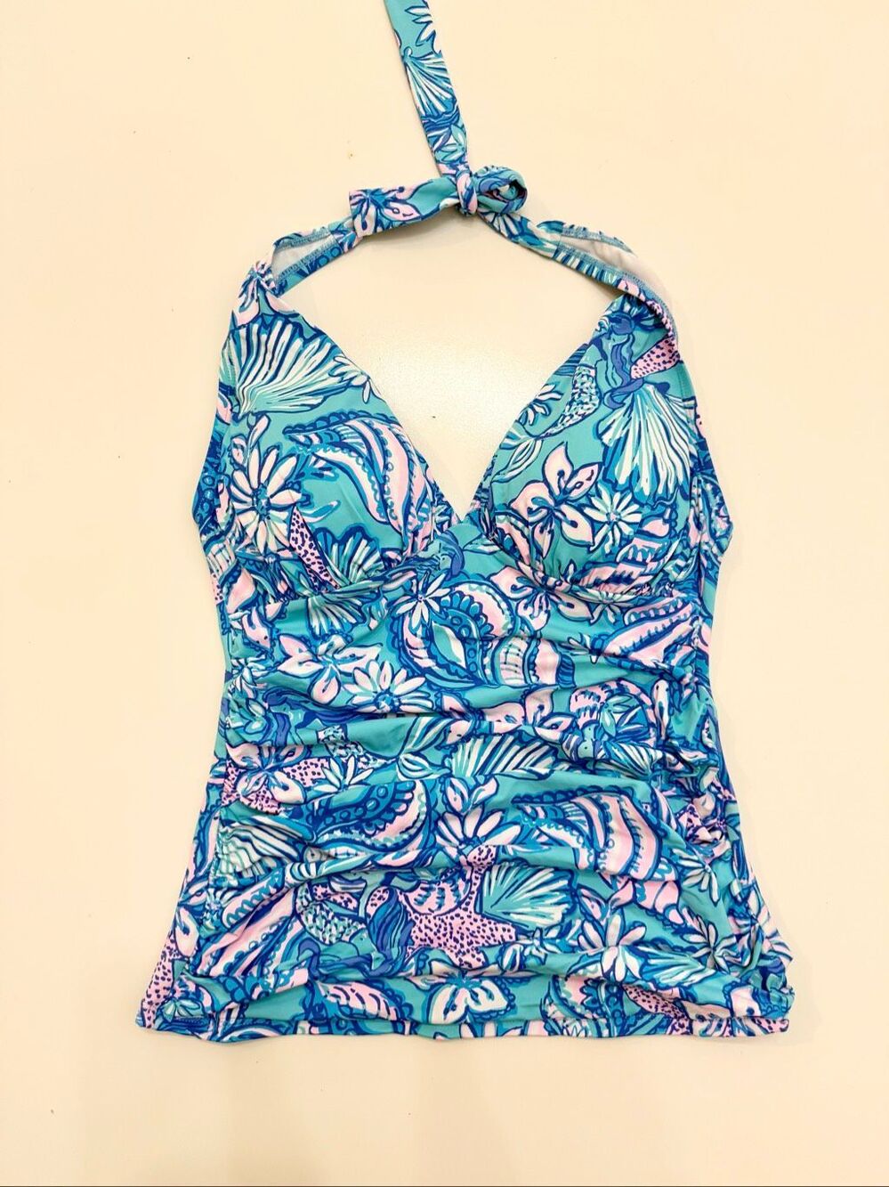 Lilly Pulitzer Bliss Tankini Halter Kellyann Swim Skort Sound the Sirens 8 - Picture 5 of 9